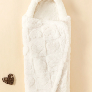Baby Swaddle Blanket With Heart Pattern